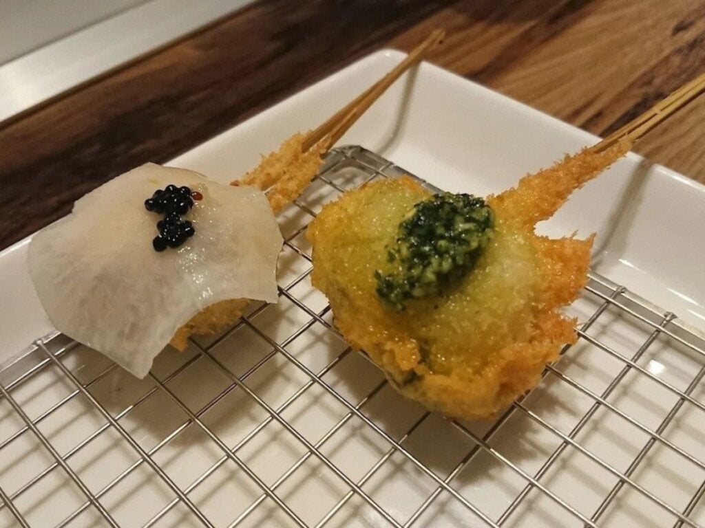 Gojoya – Kushikatsu gastronomique à Osaka, quartier Tenmabashi